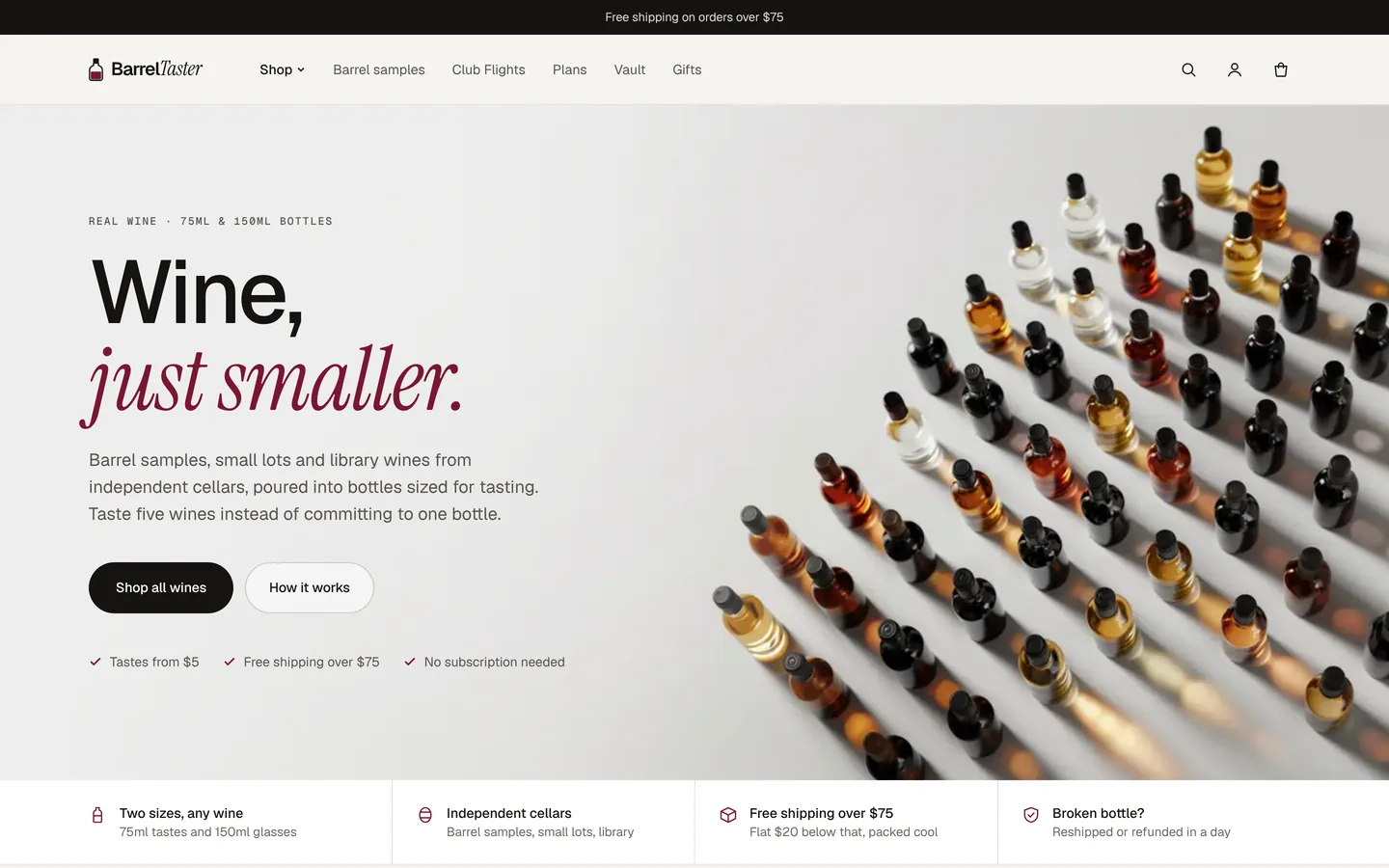 BarrelTaster homepage