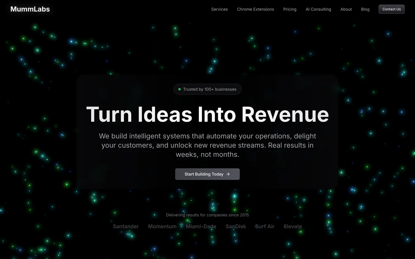 MummLabs homepage